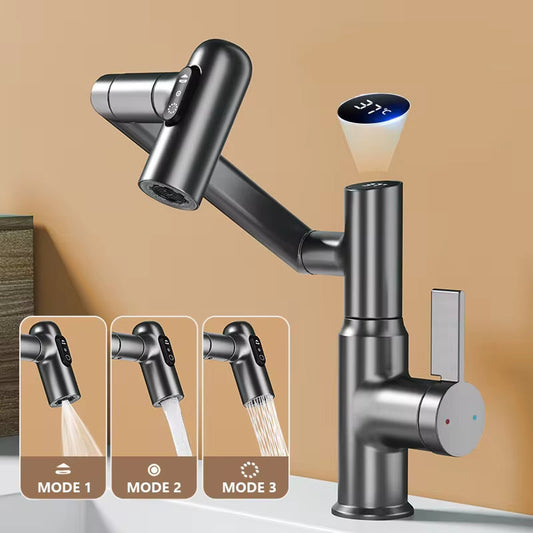 Smart LED Rotating Basin Faucet
